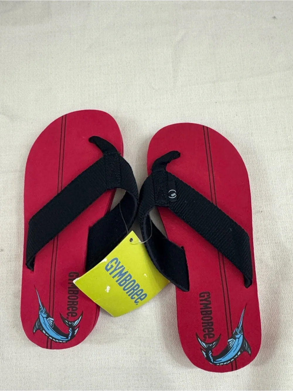 NWT Gymboree Kids Red Flip-Flops